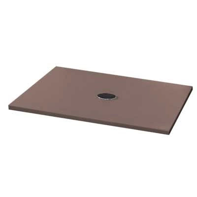 Piatto doccia in ceramica UNIKO alto 3 cm - Azzurra - Misura: 80 x 80 x 3h (Bianco Matt)