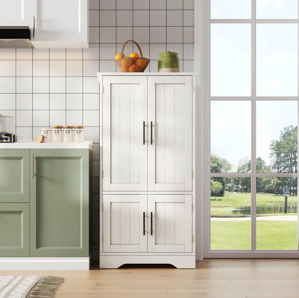 Mobile da cucina 120x60x40 cm in MDF con luce LED a sensore; bianco