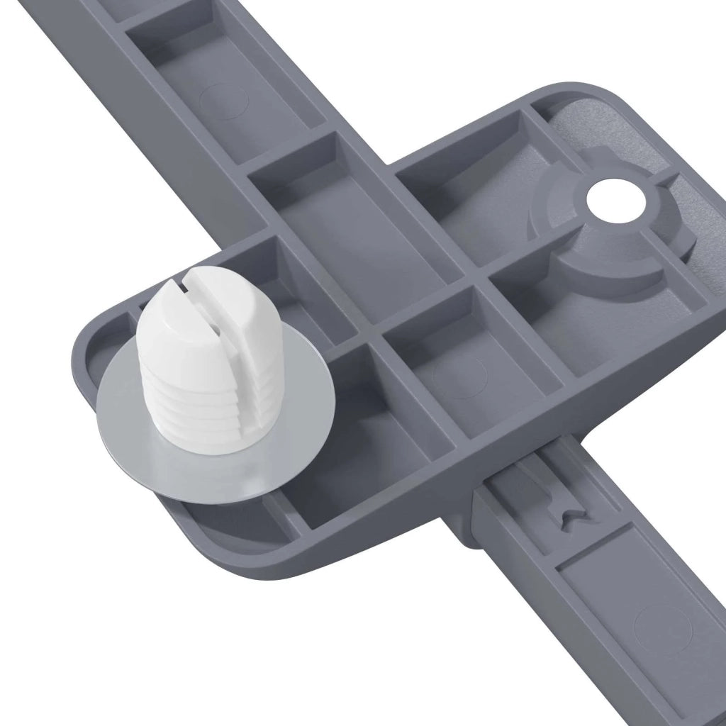 Smorzatore a Chiusura Morbida 12 pcs Grigio 125 x 47 x 15 mm PP 864608