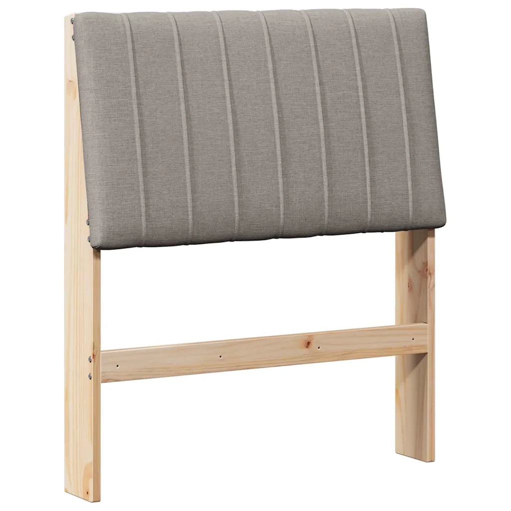 Testiera | Testata imbottita Talpa 75 cm Pino massello
