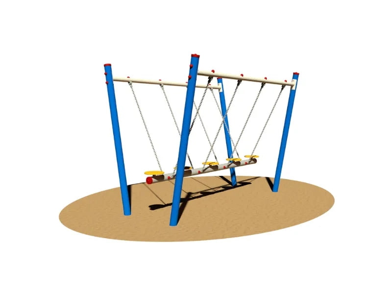Passerella James 885 Giochipark acciaio zincato EN 1176 6-12 anni 265x160x197h