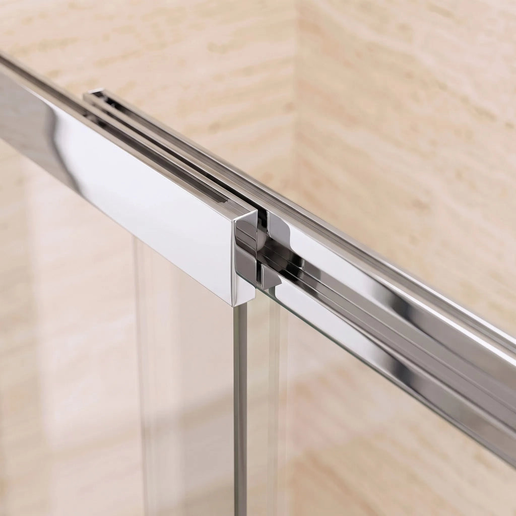 Paravento Vasca Scorrevole Rea Dario Chrome 100