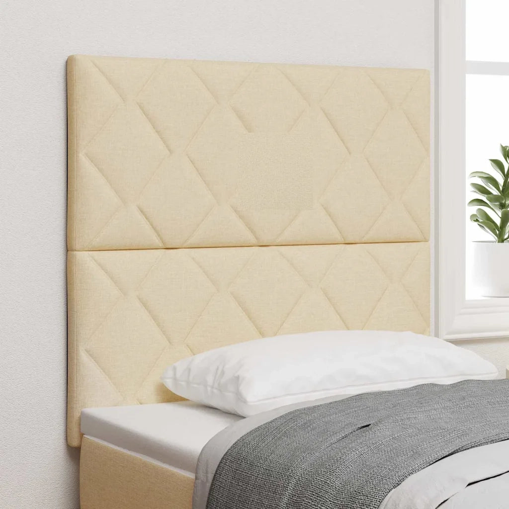 Testiera Crema 100 cm Tessuto 3337904