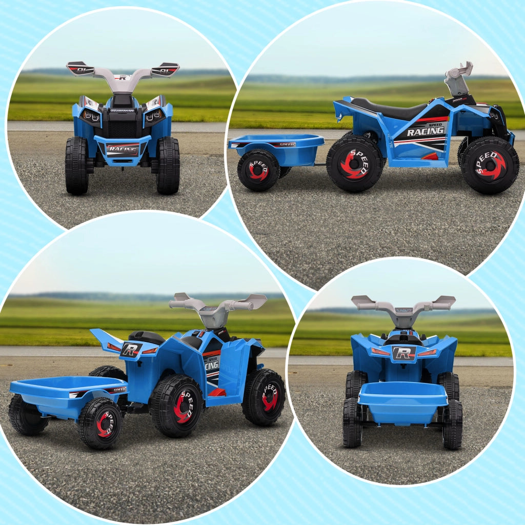 Quad per Bambini Elettrico ¨C Minimal ¨C Blu