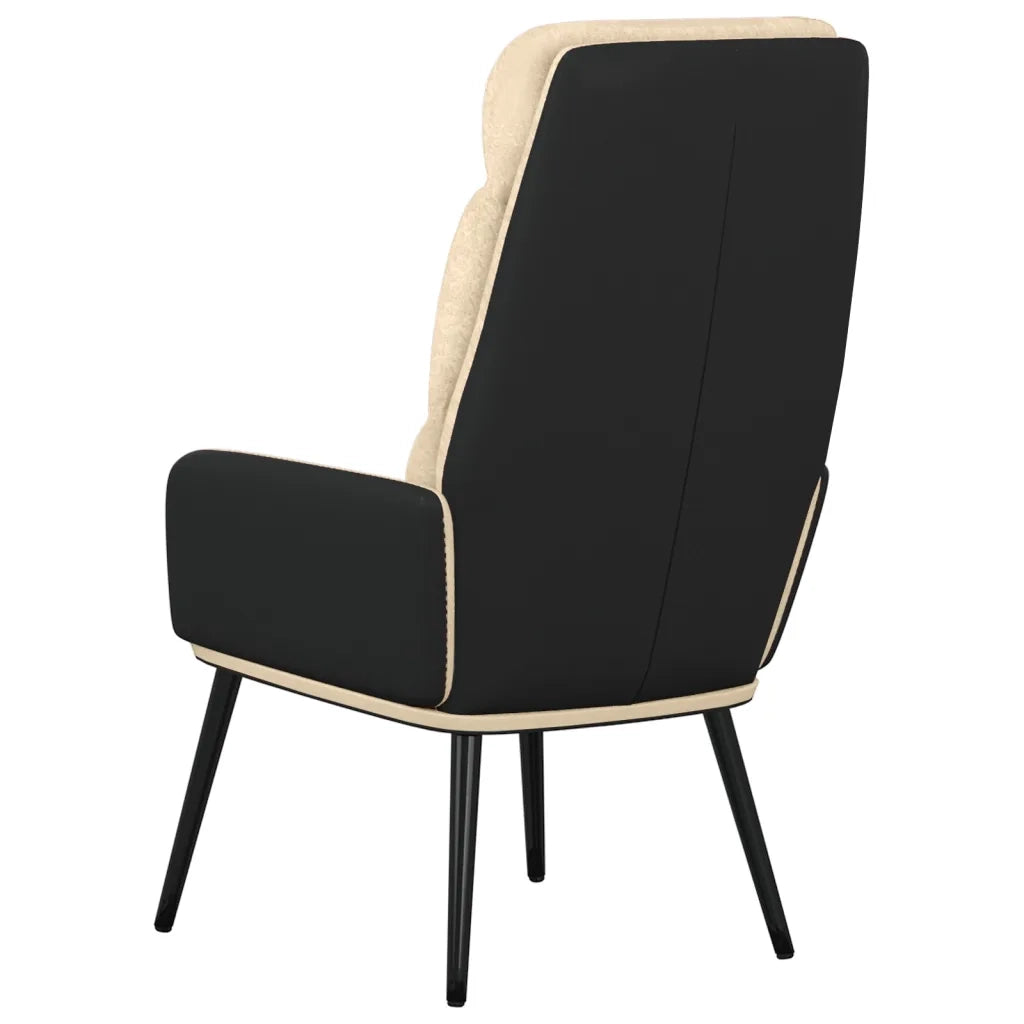 Sedia Relax Crema in Tessuto