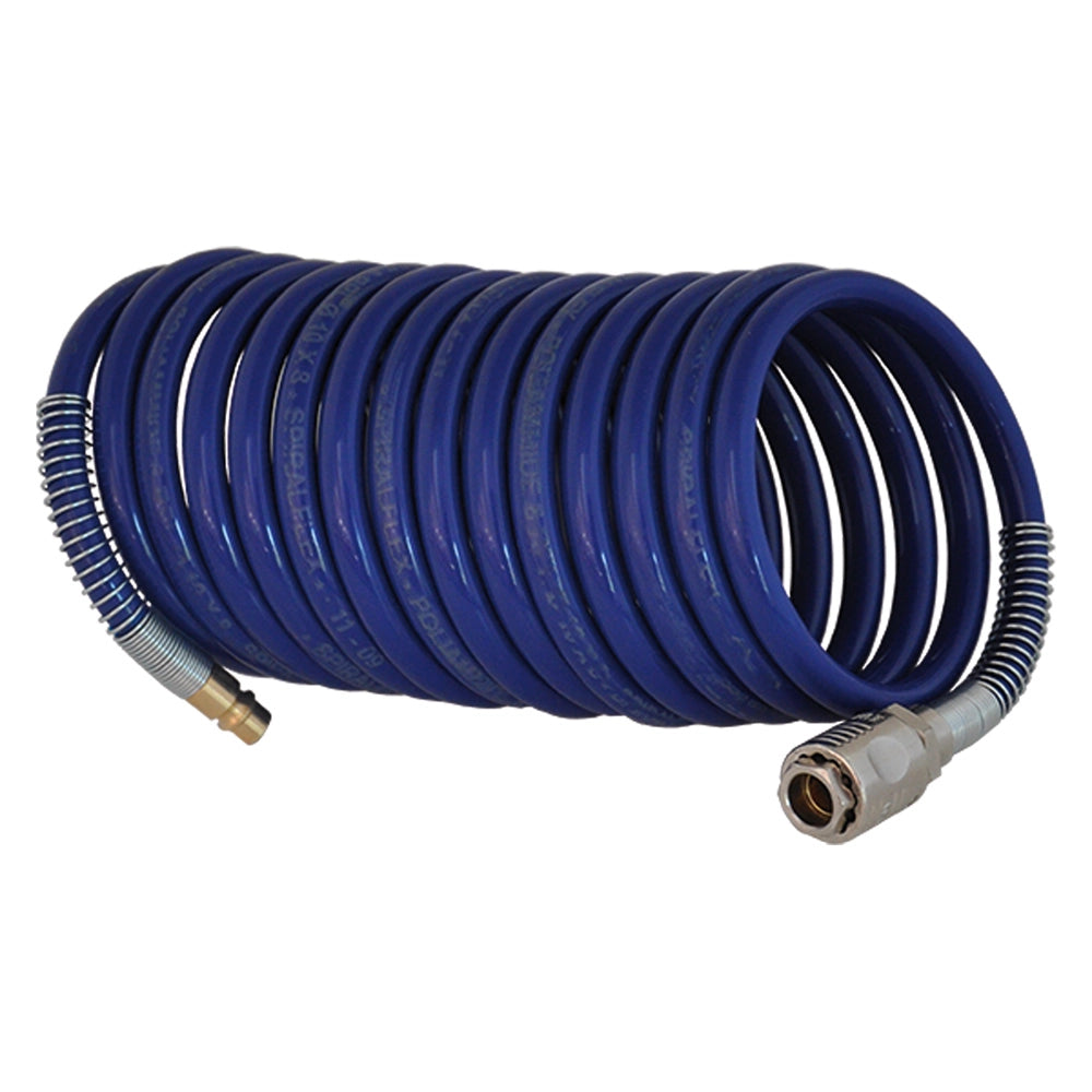 TUBO A SPIRALE IN NYLON RACCORDATO 8 x  10 - mt 15  - UNIKO