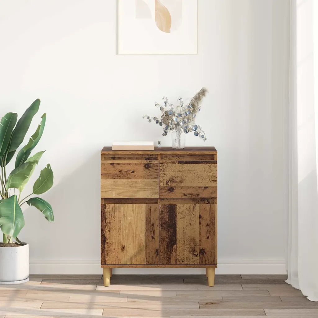 Credenza | Madia | Buffet da pranzo | Armadio da pranzo Legno vecchio 60 x 35 x 70 cm Legno multistrato