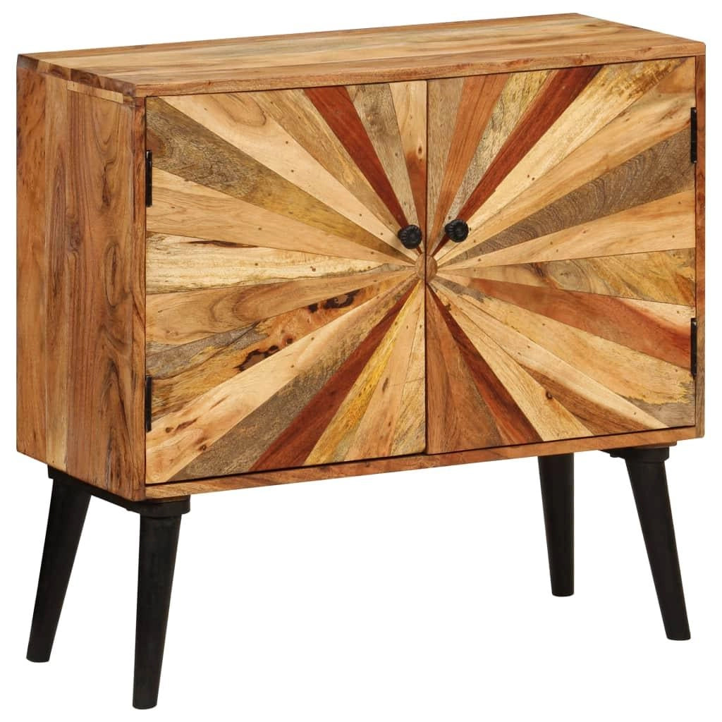 Buffet credenza mobiletto consolle mobile contenitore legno massello di mango 85 cm 4402217