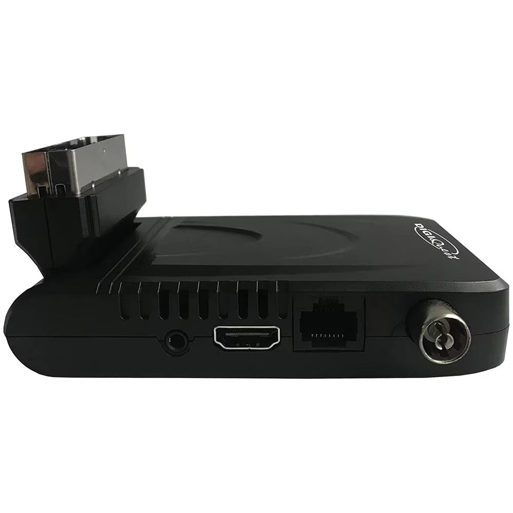 Digiquest decoder invisibile dvb-t2 full hd hdmi scart hd con telecomando nero