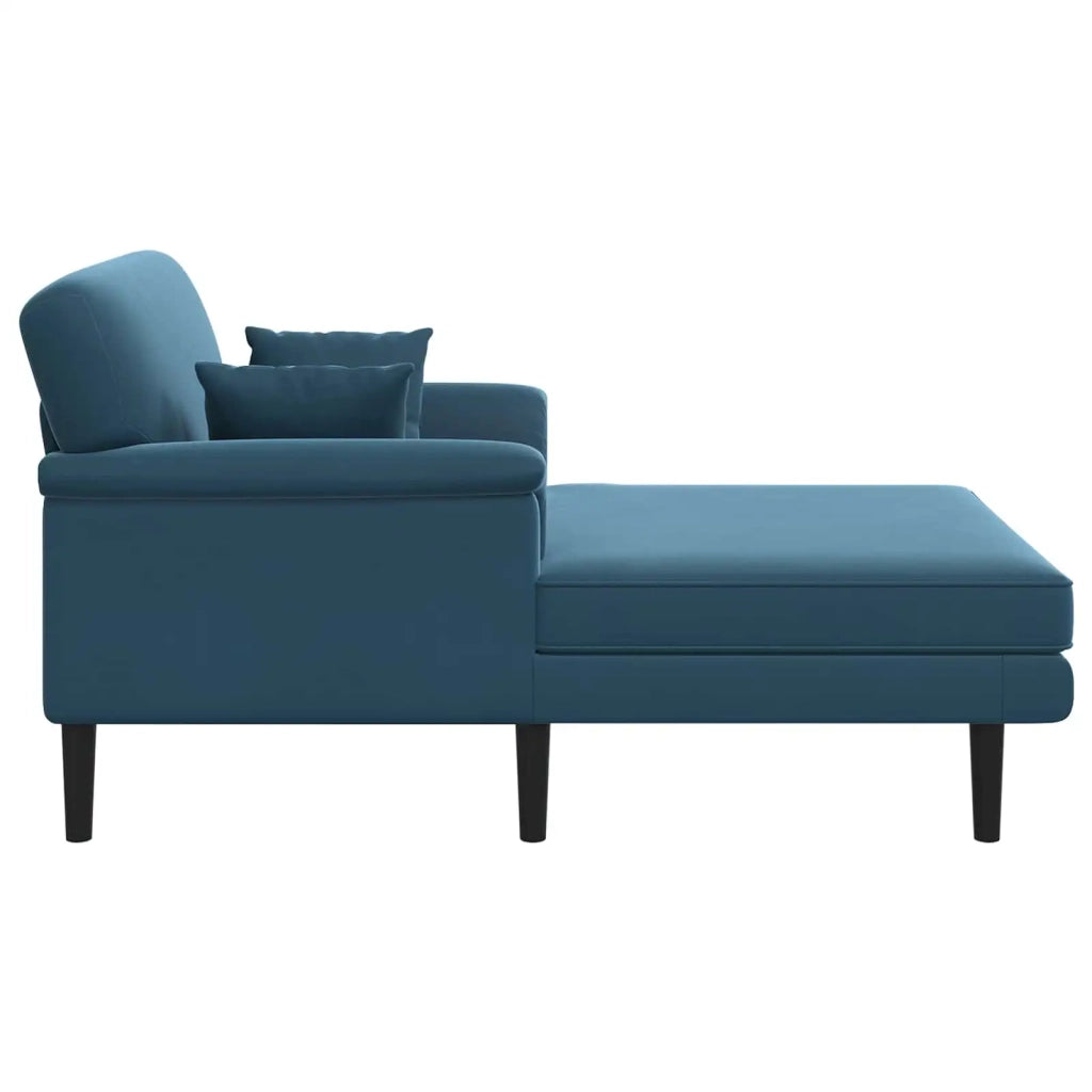 Chaise longue Blu Velluto 42048049