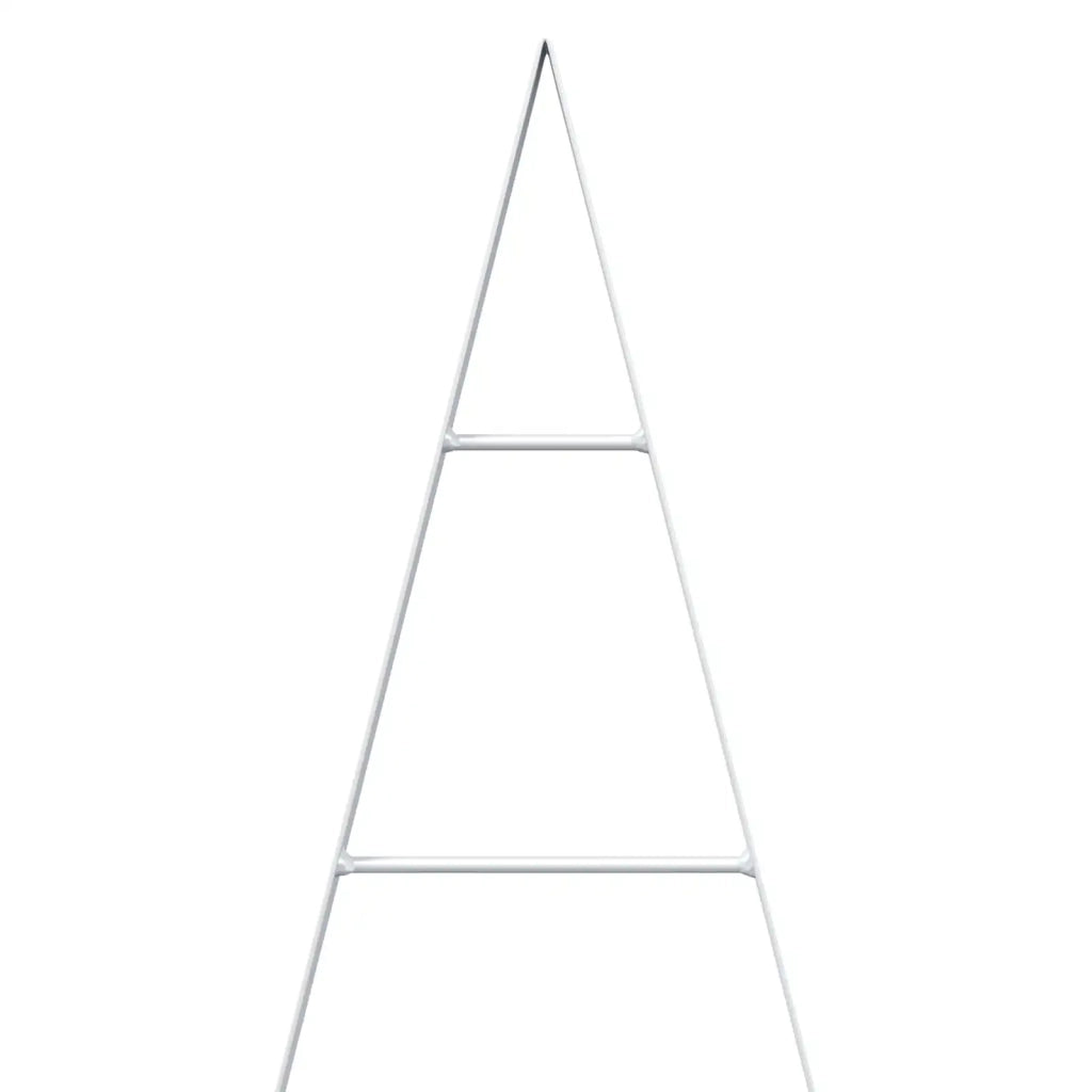 Albero di Natale in metallo KUOPIO 150 cm Acciaio Bianco 42053843