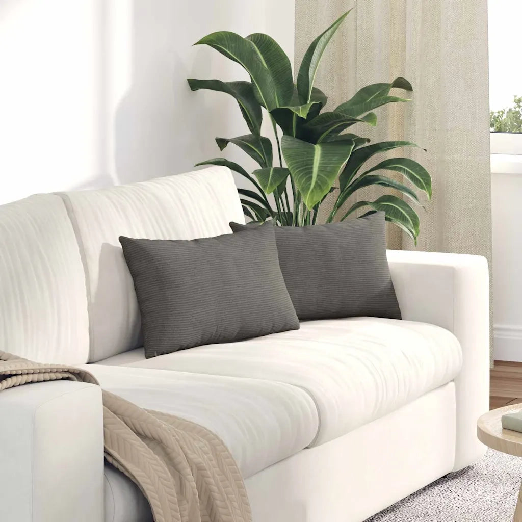 Cuscini da Divano 2 pcs Grigio chiaro 50 x 30 cm 42013645