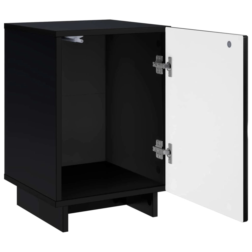 Comodino Nero 33,5 x 34,5 x 50 cm Legno ingegnerizzato 8011407