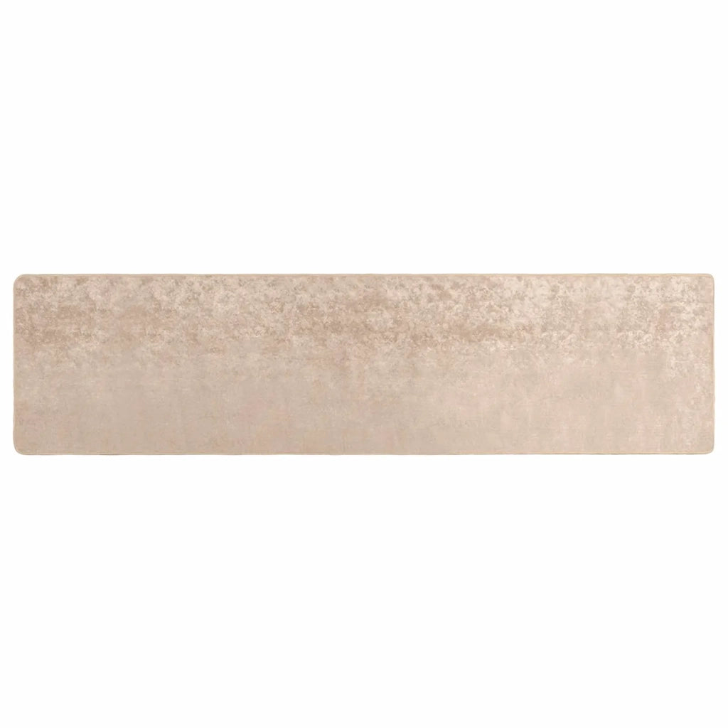 Runner in Moquette | Runner Tappeto MARSA Beige 80 x 400 cm Poliestere e PVC
