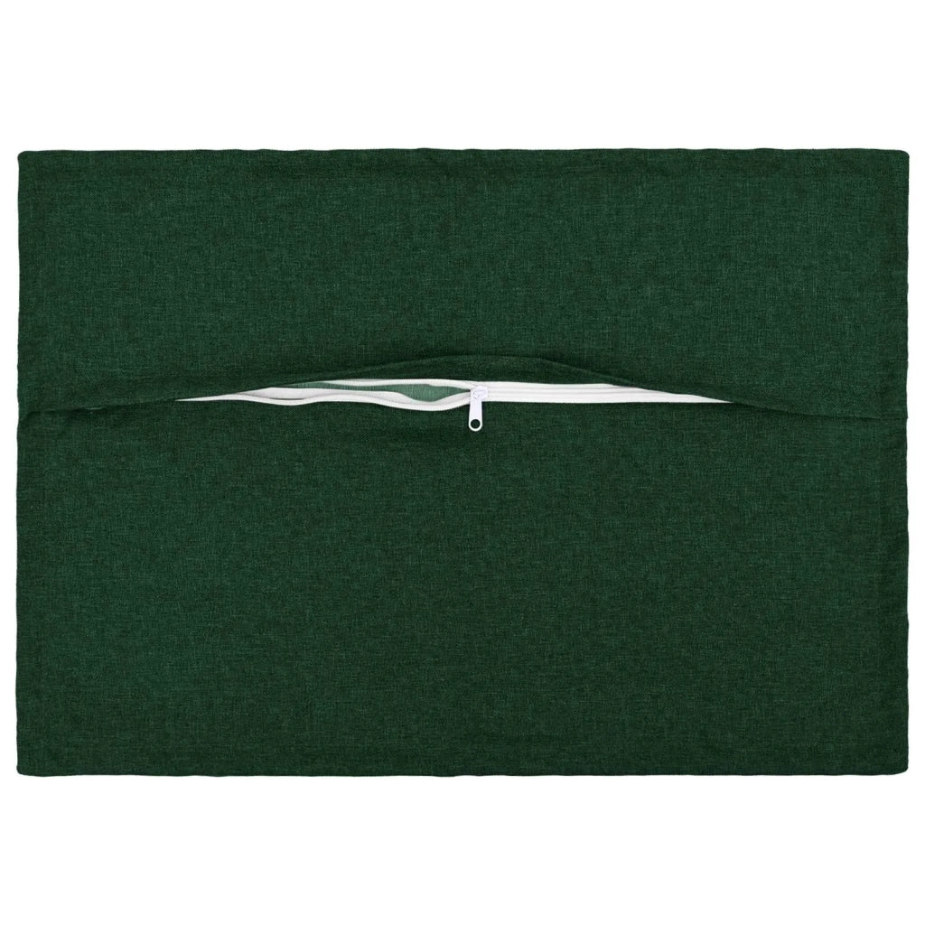 Cuscino con cuscino HOUTEN 2 pz Verde Scuro Lino 935641