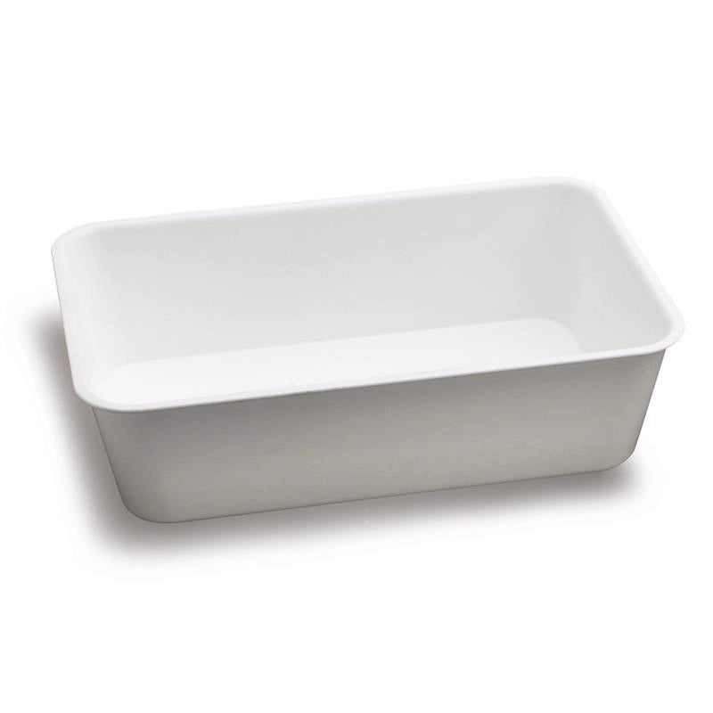 SET 2 VASSOIO MULTIUSO IN PLASTICA CATERING DI COLORE BIANCO 20 X 30 X H8 CM BIANCO