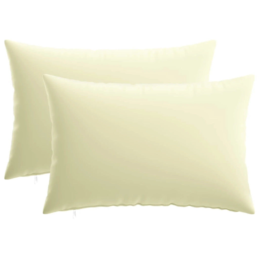 Cuscino con cuscino HEERLEN 2 pz Crema Poliestere 923969