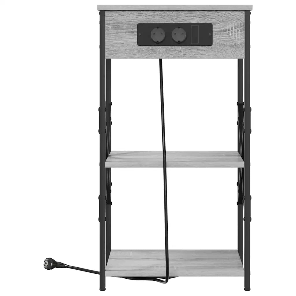Armadio da Notte 2 pcs Grigio Sonoma 41 x 31 x 76 cm 859532