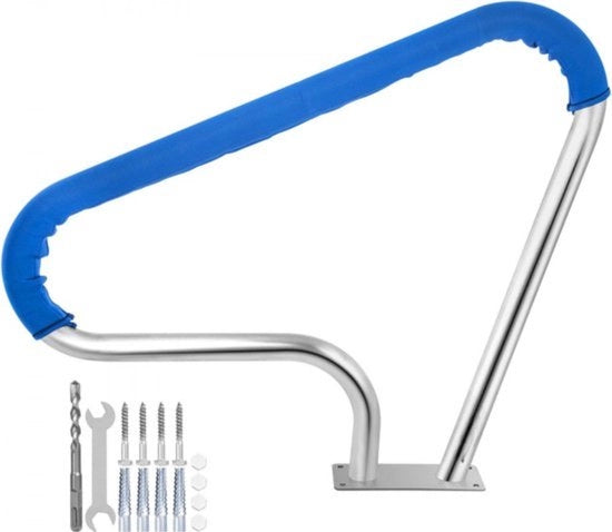 Piscina con Braccio - Acciaio Inossidabile - 98,9x81,3 cm Braccio - Sostegno 113 kg Barra di Supporto