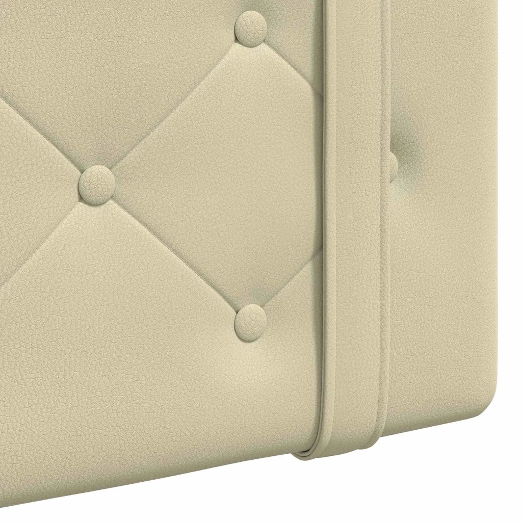 Testiera | Testata sospesa Crema Similpelle