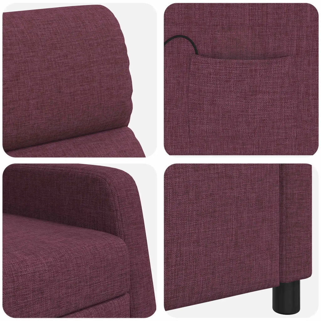 Poltrona Massaggiante Viola Tessuto 42035108