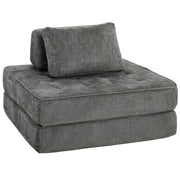 Poltrona reclinabile con poggiapiedi ¨C Minimal ¨C Grigio