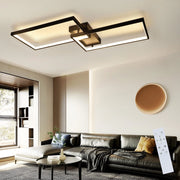 ZMH Lampada da soffitto LED metallo telecomando per camera letto