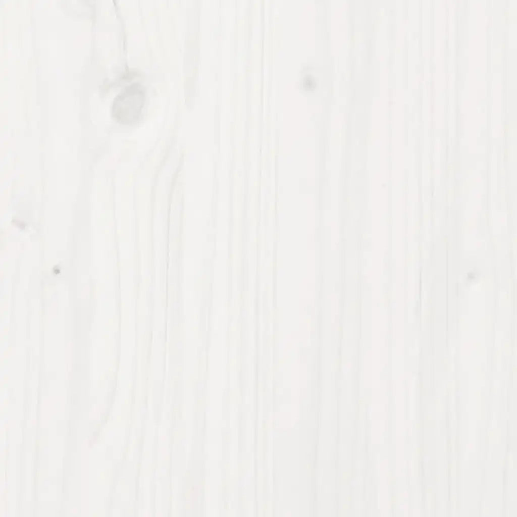Letto Libreria senza Materasso Bianco 90x190 cm Massello Pino 3322679