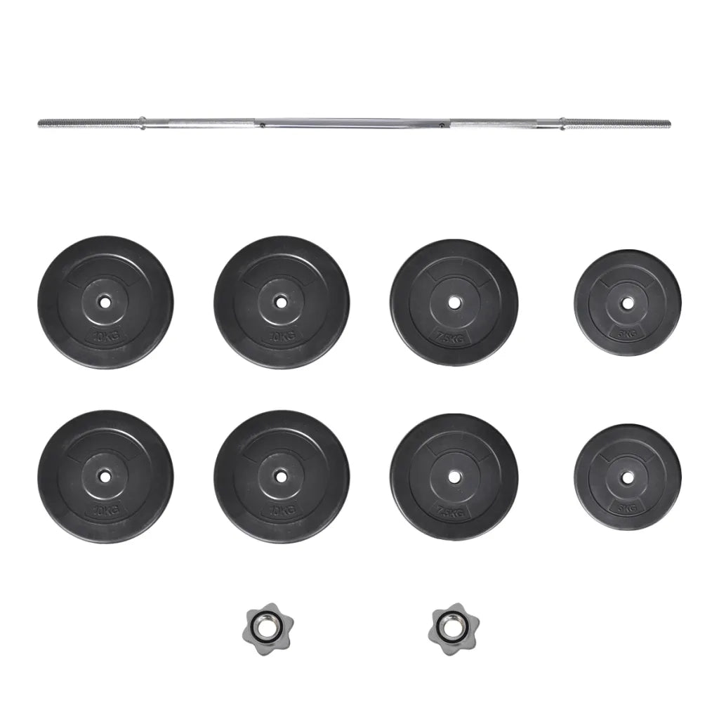 Bilanciere con Dischi Set 60 kg 90372