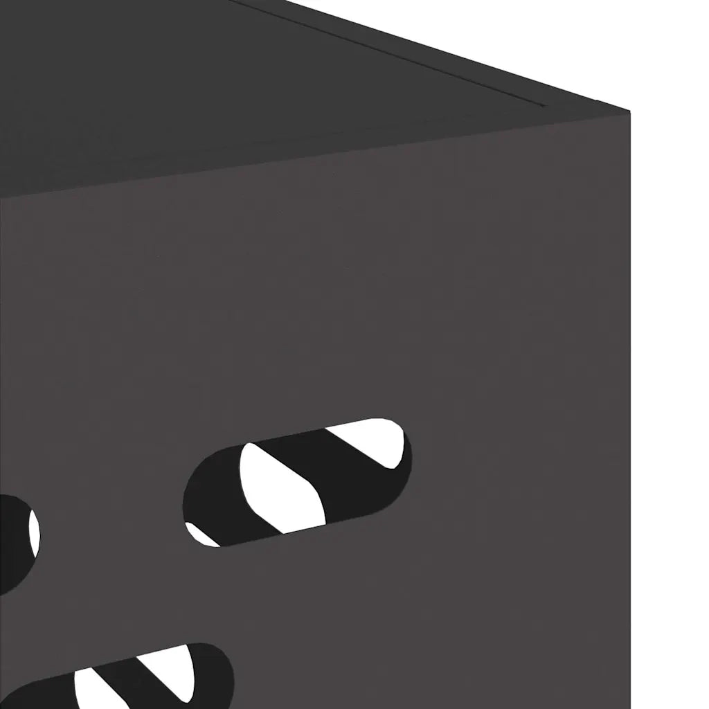 Copertura per condizionatore d'aria Nero 90 x 40 x 60 cm 865890