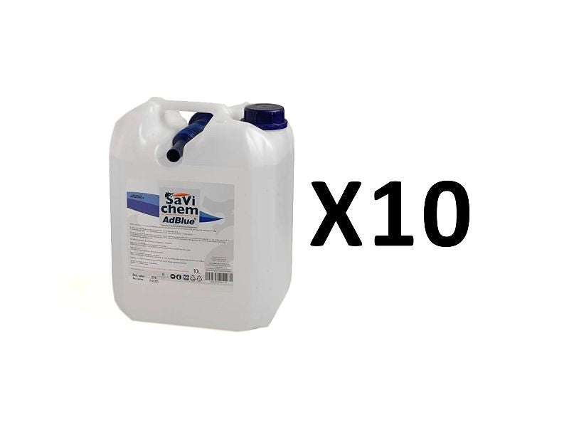 10 taniche di AdBlue Savichem da 10Lt additivo per auto diesel con urea