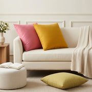 Cuscino da Lanciare 2 pz HEERLEN Giallo Chiaro 60 x 60 cm 928019