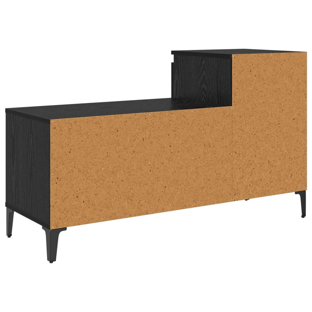 Mobile per scarpe con cassetto Rovere nero 102 x 36 x 60 cm 881044