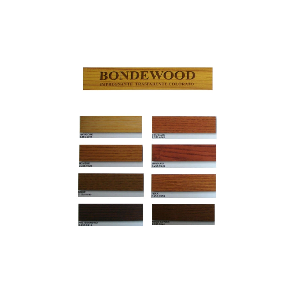 Bondewood Impregnante per legno 750ml trasparente colorato opaco interno esterno PALISSANDRO