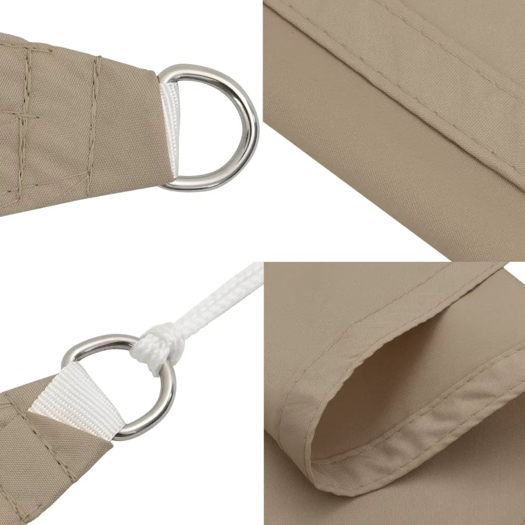 Parasole a vela | Telo Ombra | Vela da ombra Oxford Rettangolare 2x3,5 m Grigio Talpa