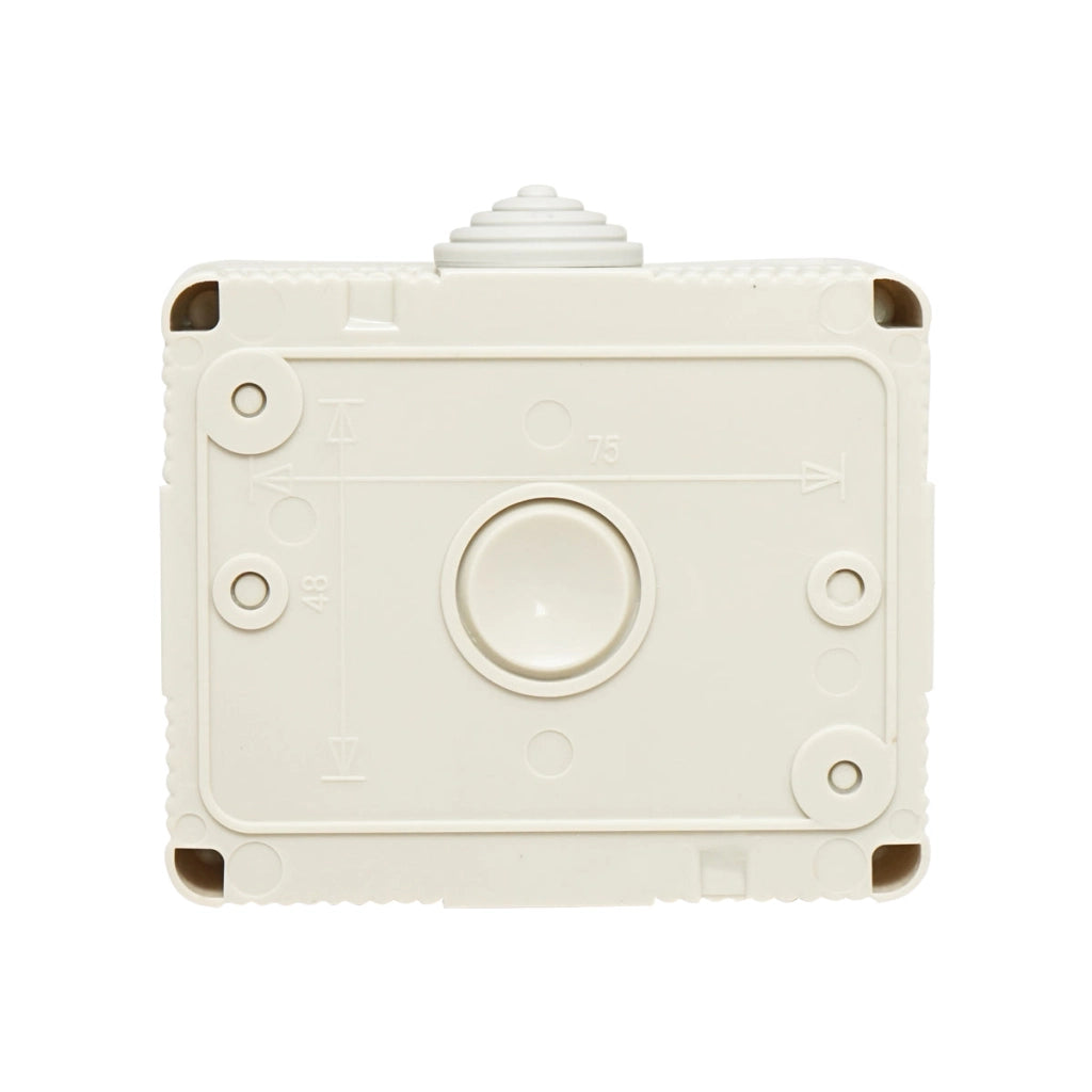 Presa schuko 16A, 250V e interruttore 10 AX, 250V IP 55