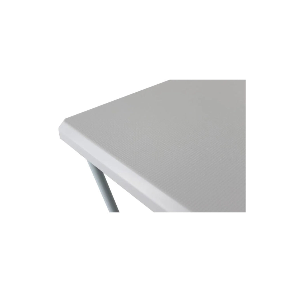 Tavolino pieghevole alto bianco in PVC 52x38 cm