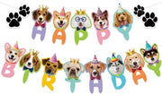 Decorazioni per torta con facce di cani, 11 pezzi