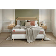 Pacchetto letto completo - Materasso 140x200cm + Box spring con doghe (kit) + 2 cuscini + Piumino - Le Délicat