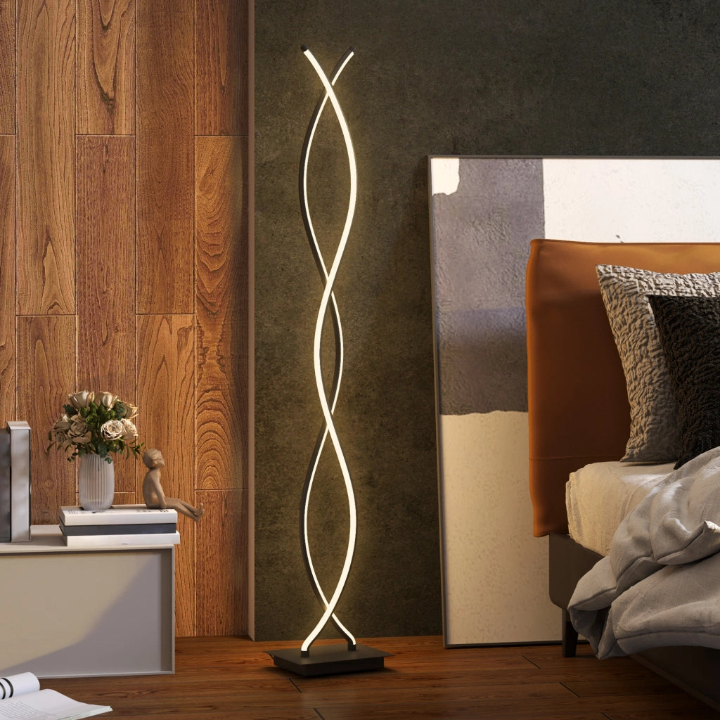Lampada da terra ¨C Minimal ¨C nero