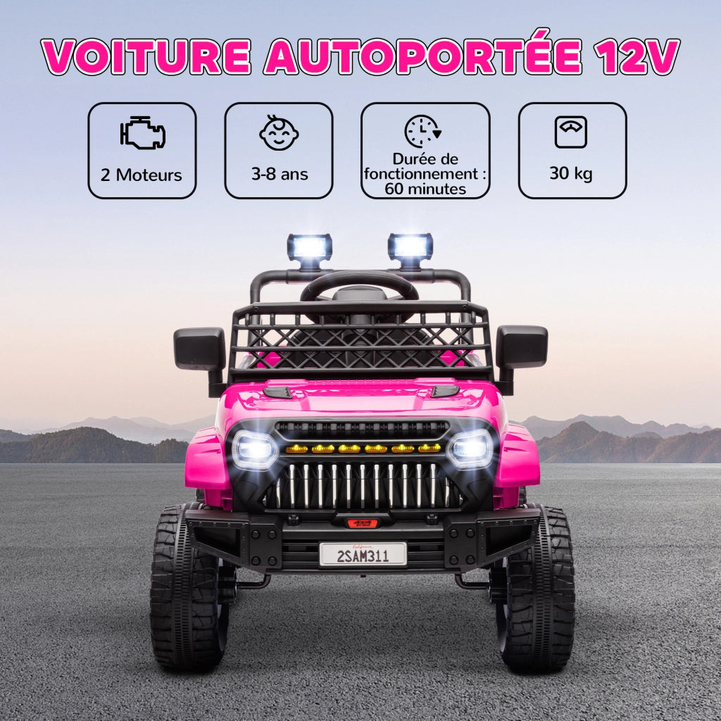Auto telecomandata per bambini 4x4 ¨C Minimal ¨C nero