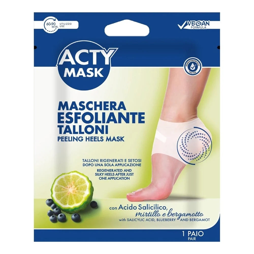 Trade Shop - Maschera Esfoliante Talloni Rigenerati Setosi Acido Salicilico Mirtillo Bergamotto 168254 -