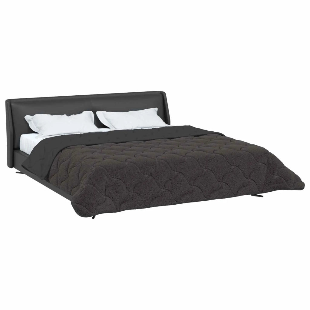 Piumino Letto Estivo 200 x 200 cm Estate Antracite Traspirante 42026160
