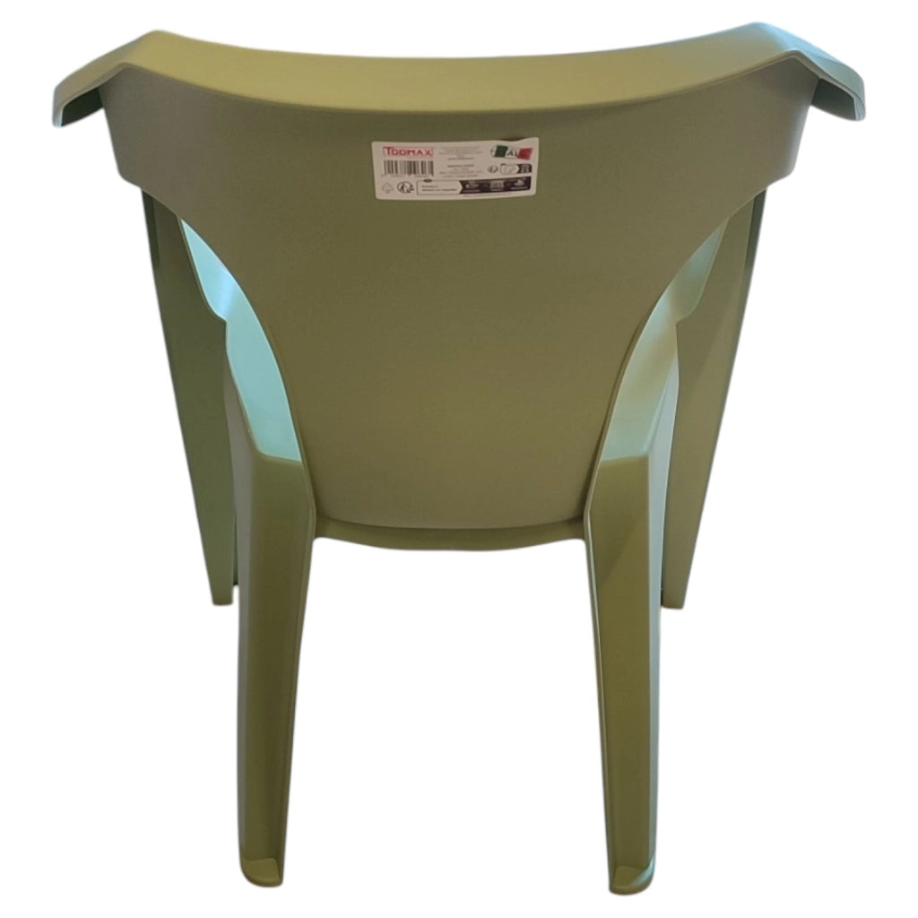 SEDIA IN PLASTICA MONOBLOCCO MARINA VERDE