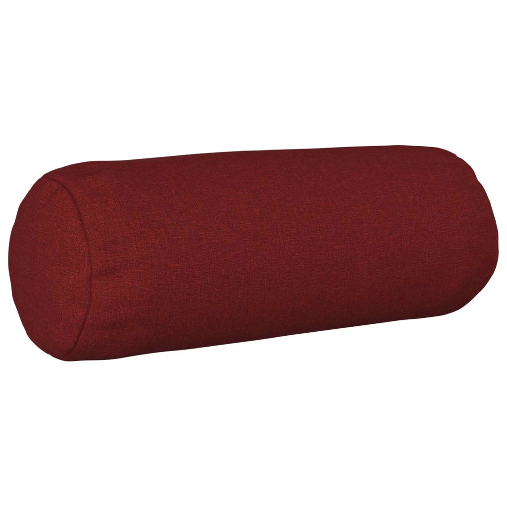 Cuscino con cuscino HEERLEN 2 pz Rosso Vino Tessuto 929967