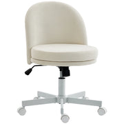 Sedia da ufficio regolabile in altezza con funzione basculante ¨C Minimal ¨C crema