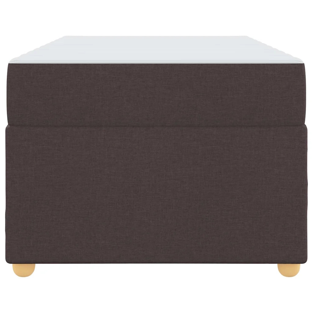 Struttura del letto Marrone Scuro 90 x 200 cm Tessuto