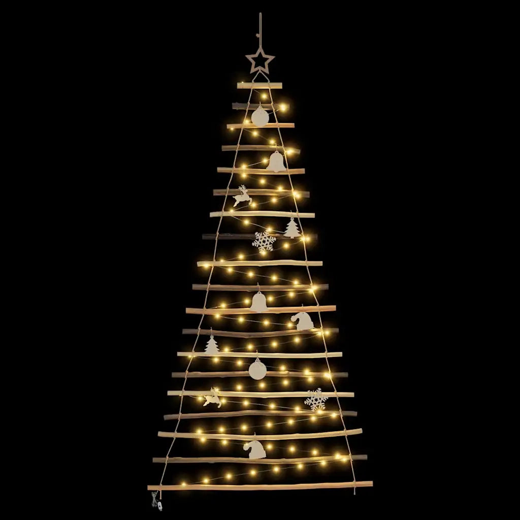 Albero di Natale Naturale 180 cm Legno di Frassino Massiccio 42020261