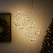 Luce a punta di Natale 2 pz 384 LED Bianco freddo 42049748