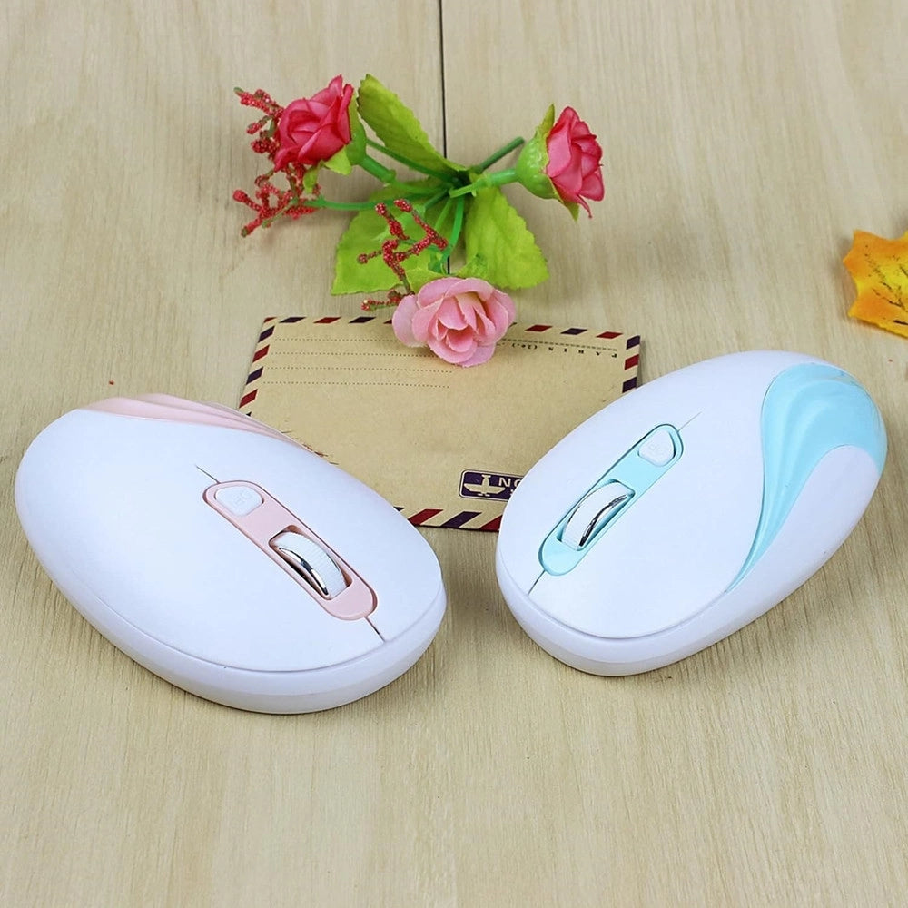 Trade Shop - Mouse Wireless A 2,4 Ghz Ricevitore Usb Design Ergonomico Per Computer Ufficio Qm75 -